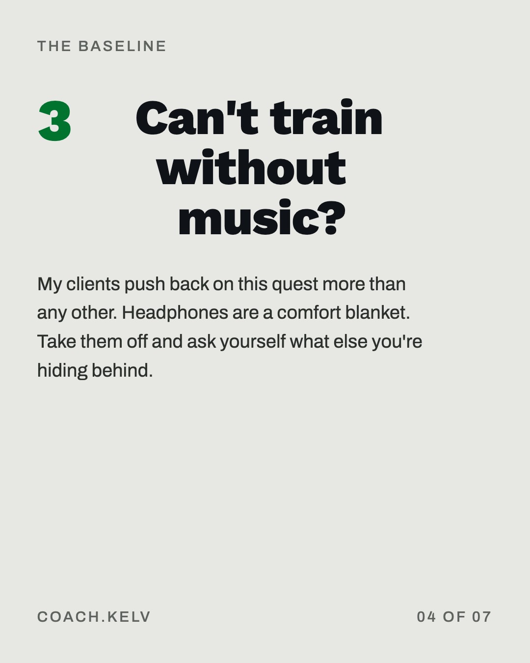 The baseline, slide 4