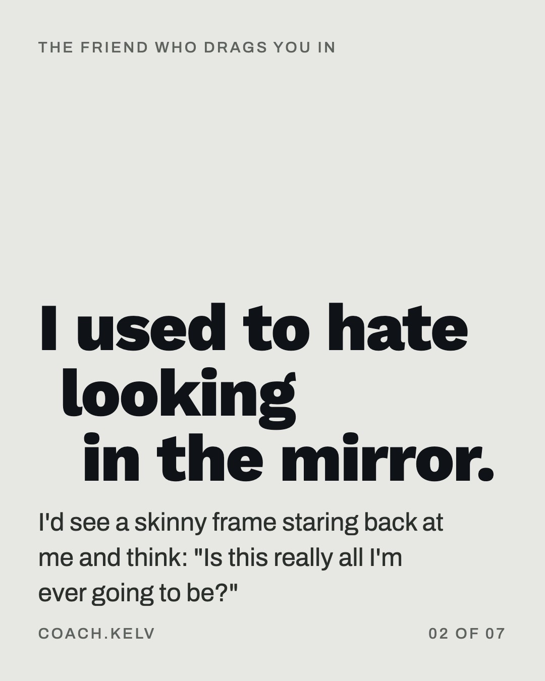 The friend who drags you in, slide 2