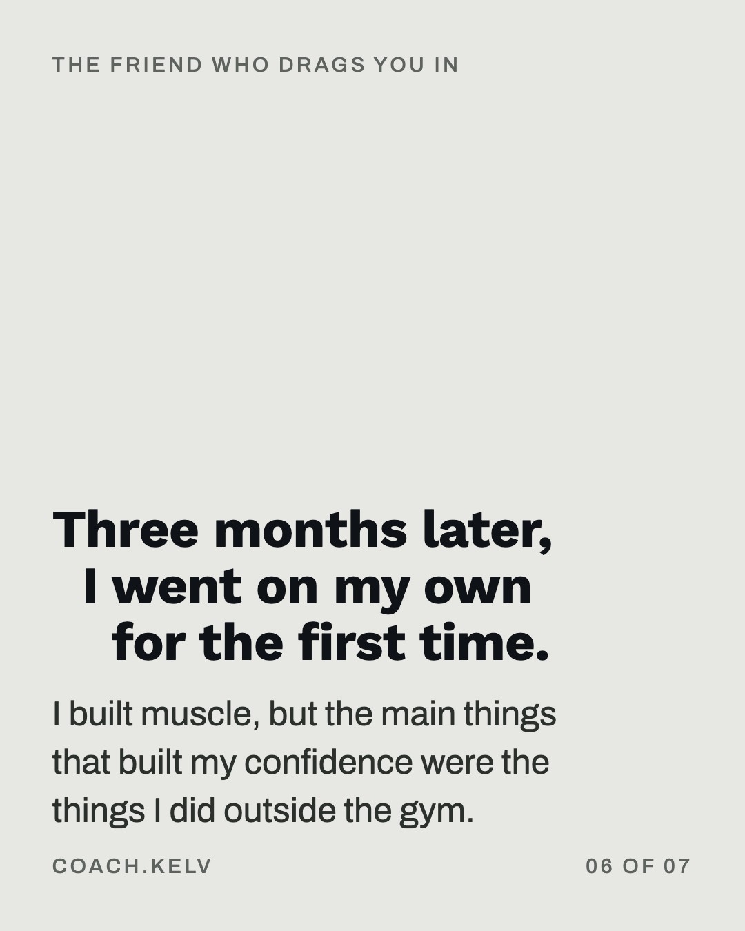 The friend who drags you in, slide 6