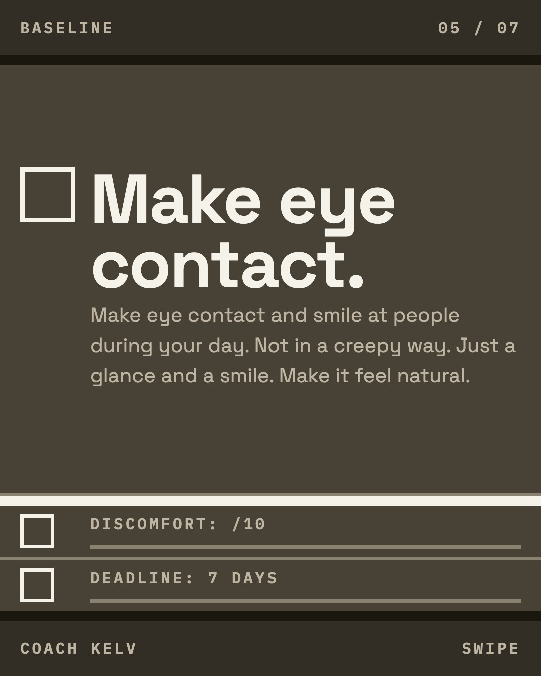 The baseline, slide 5