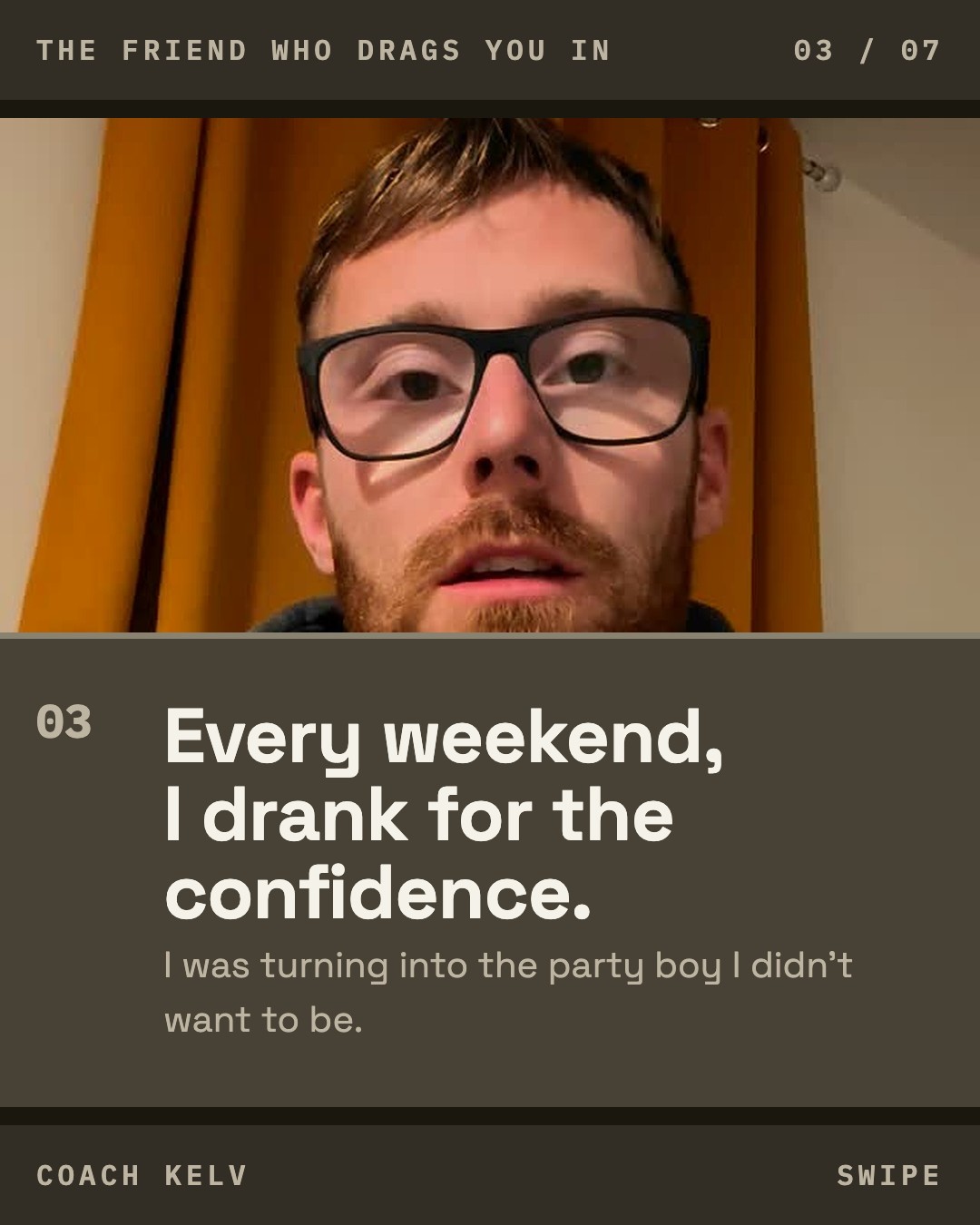 The friend who drags you in, slide 3