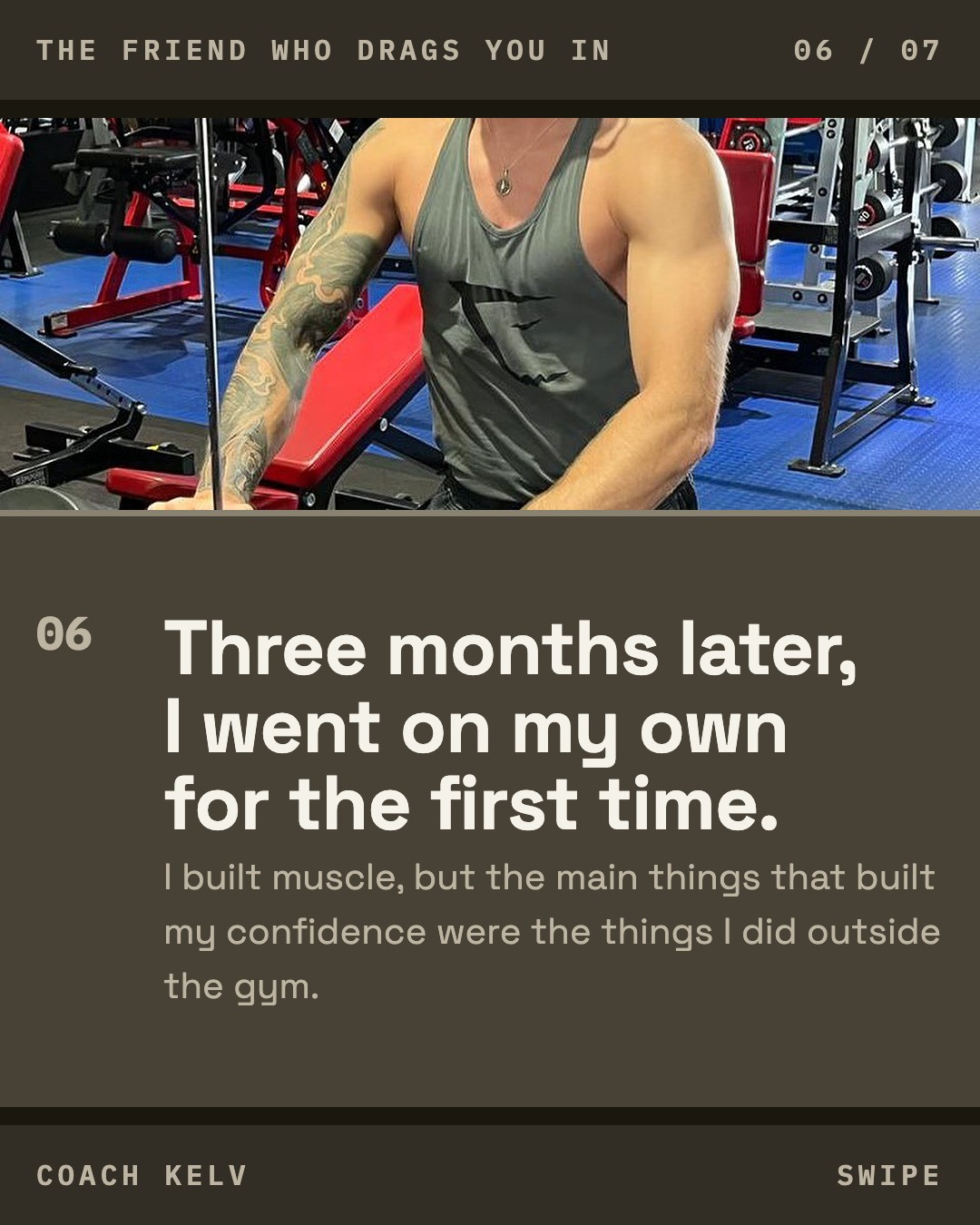 The friend who drags you in, slide 6