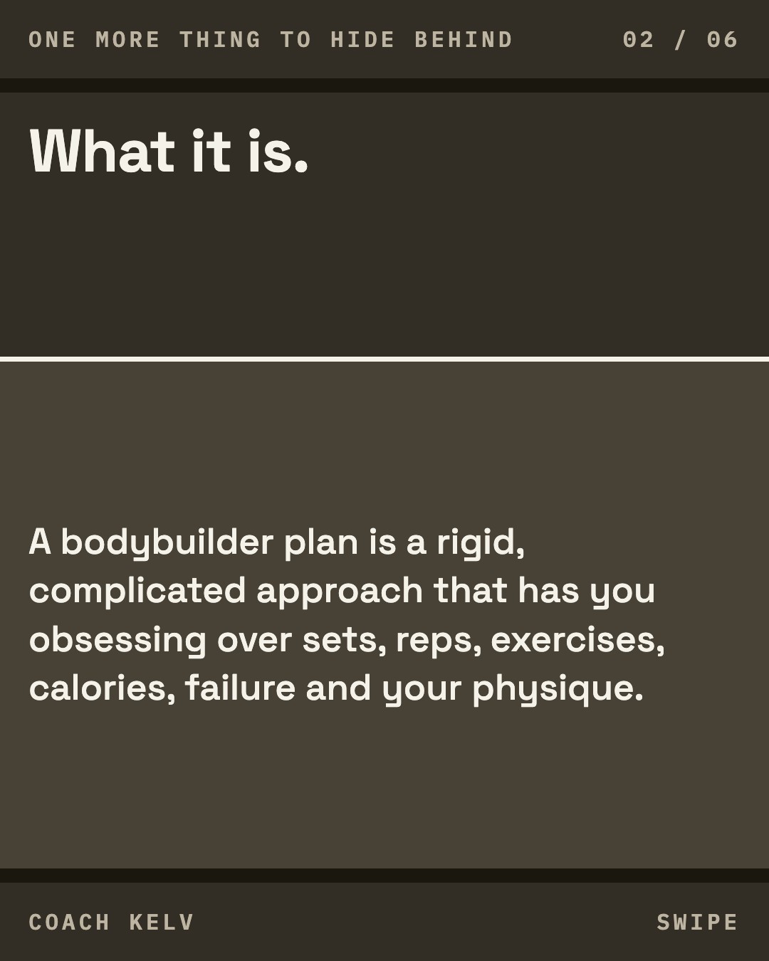 One more thing to hide behind, slide 2