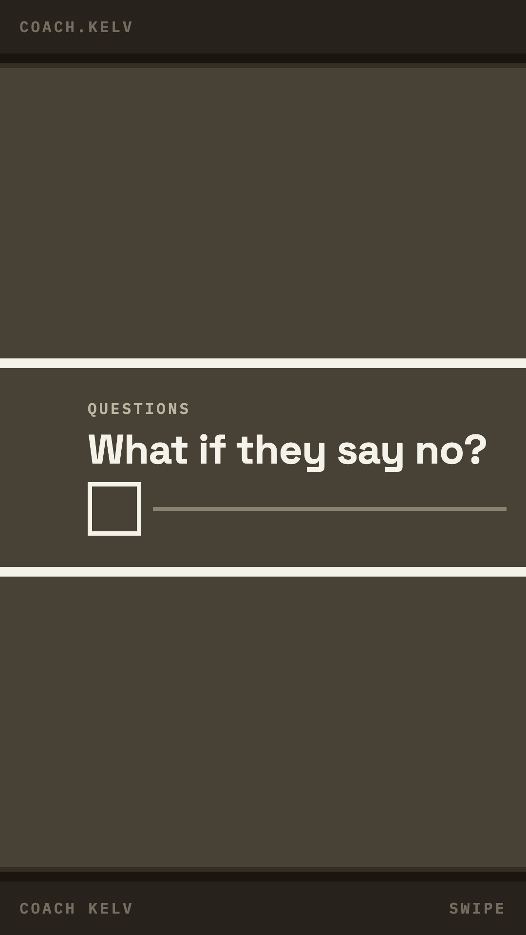 The story frame set, direction B, Question or poll, sticker in place