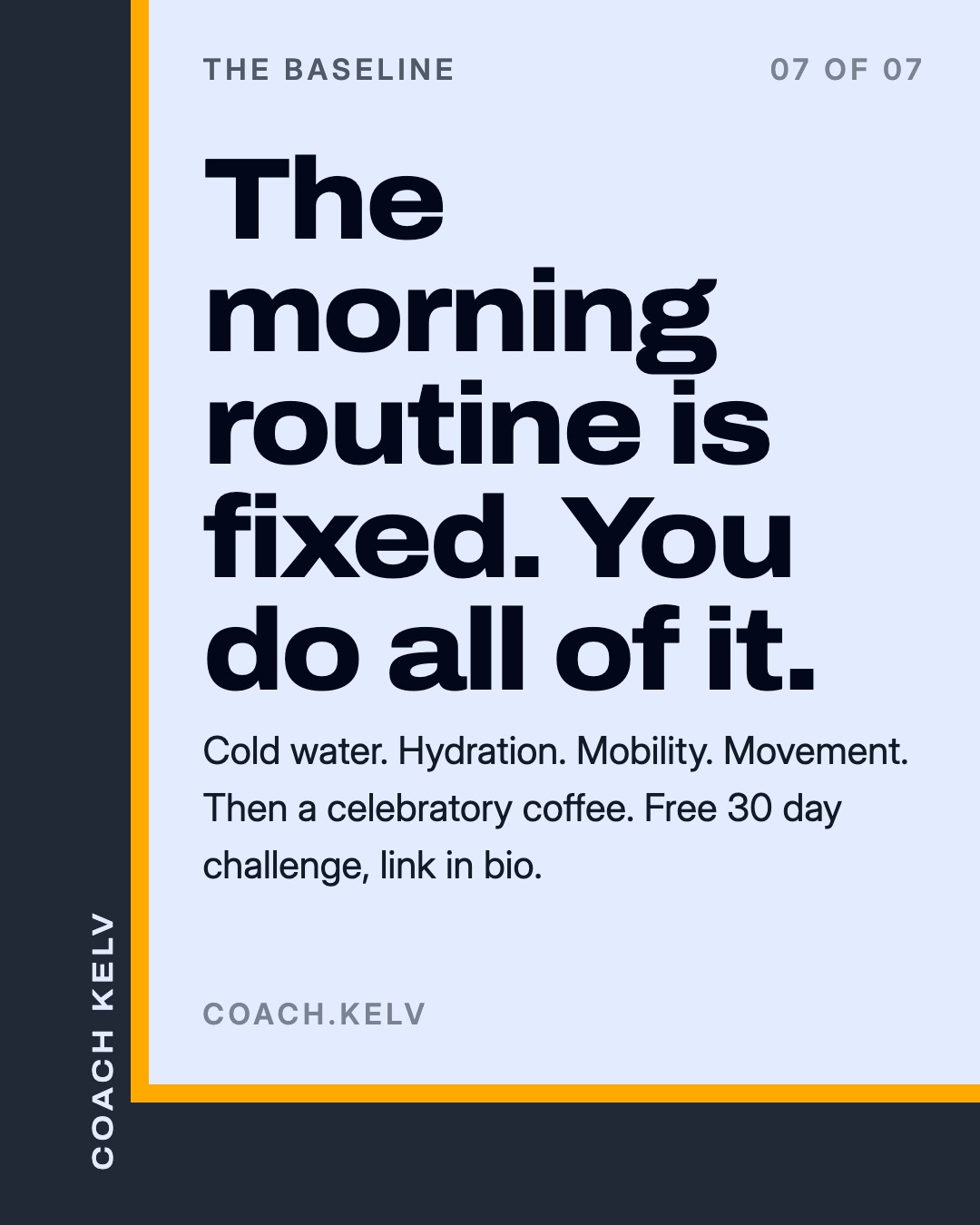 The baseline, slide 7