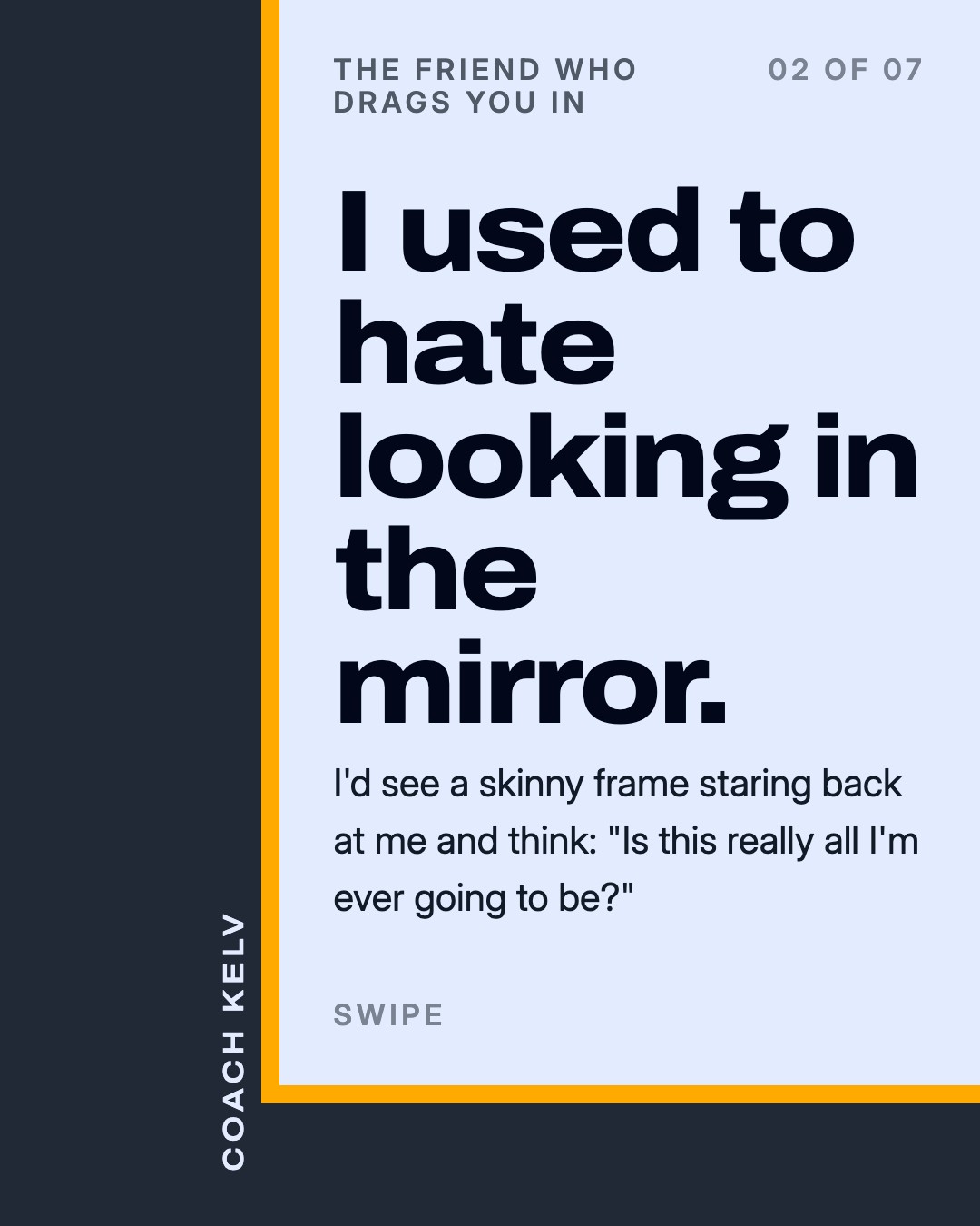 The friend who drags you in, slide 2